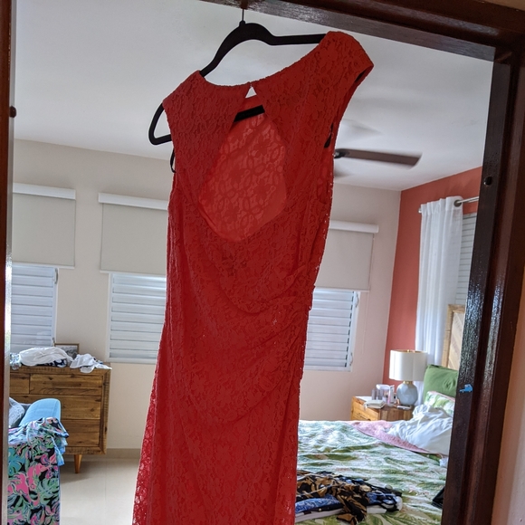 David Meister Coral Lace dress size 8 - Picture 2 of 2